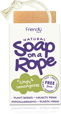 Friendly Soap Soap on a Rope Lemongrass Natural Soap on a string