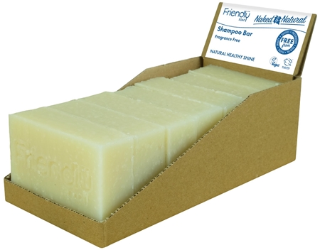 Friendly Soap Natural Shampoo Bar Fragrance Free Natural Soap for hair