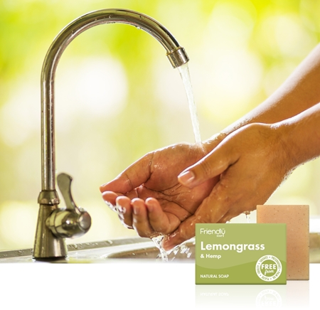 Friendly Soap Natural Soap Lemongrass & Hemp Natural Soap