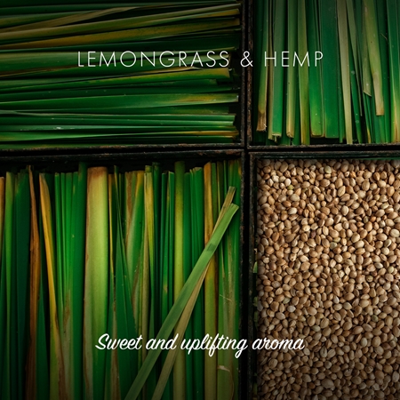 Friendly Soap Natural Soap Lemongrass & Hemp Natural Soap