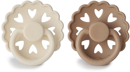 FRIGG Fairytale Round Silicone 2-Pack Size 1 tétine