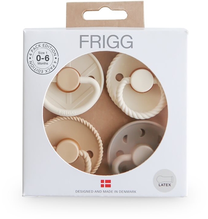 FRIGG 4 Pack Edition Size 1:0-6 months tétine Crystal Sparkle