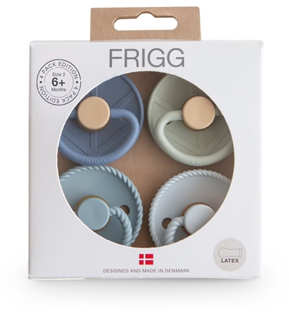 FRIGG 4 Pack Edition Size 2:6-18 months dudlík Skyline Serenity
