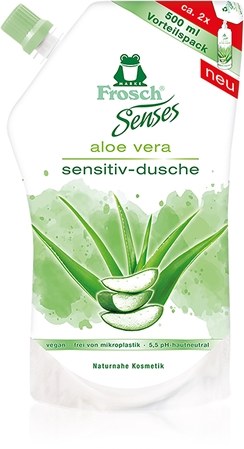 Frosch Senses Aloe Vera sanftes Duschgel Ersatzfüllung