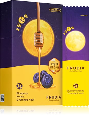 Frudia Honey Blueberry noční hydratační maska pro citlivou a suchou pleť