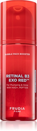 Frudia Retinal B3 Exo Red Bubble Pack Booster erfrischender und feuchtigkeitsspendender Booster für klare und glatte Haut