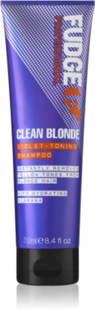 Fudge Care Clean Blonde Silbershampoo und Tönungsshampoo für blonde Haare