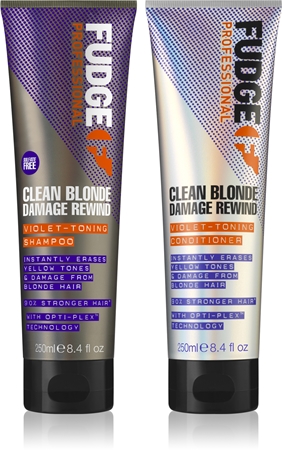 Fudge Clean Blonde Damage Rewind kozmetická sada (pre blond vlasy)