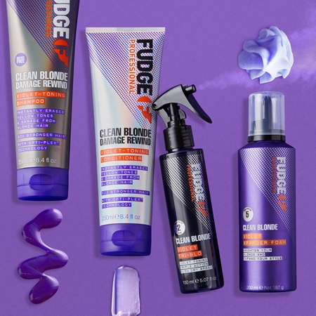Fudge Clean Blonde Violet Tri-Blo спрей від жовтизни для блонд та мелірованого волосся