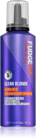 Fudge Clean Blonde Violet Xpander Foam pianka koloryzująca do włosów blond i z balejażem