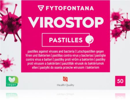 Fytofontana ViroStop pastilky pastilky při chřipce a nachlazení