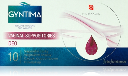 Fytofontana Gyntima čípky pro podporu vaginálního prostředí