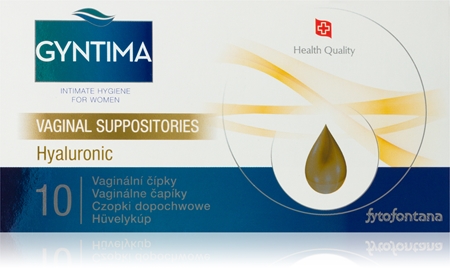Fytofontana Gyntima vaginál.čípky Hyaluronic čípky pro podporu vaginálního prostředí