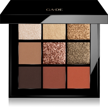 GA-DE Velveteen paleta de sombra para os olhos