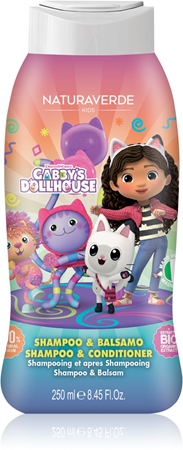 Gabby's Dollhouse Naturaverde Kids Shampoo And Conditioner for children