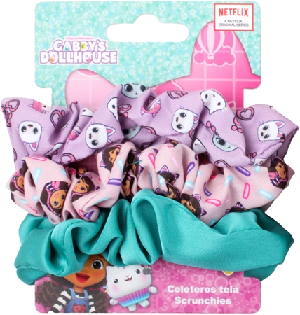 Gabby's Dollhouse Hair Accessories Scrunchies élastiques à cheveux