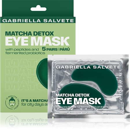 Gabriella Salvete Eye Mask Matcha Avgiftande mask för ögonen