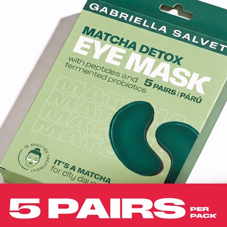 Gabriella Salvete Eye Mask Matcha Avgiftande mask för ögonen