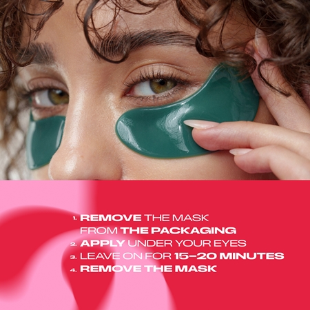 Gabriella Salvete Eye Mask Matcha Avgiftande mask för ögonen