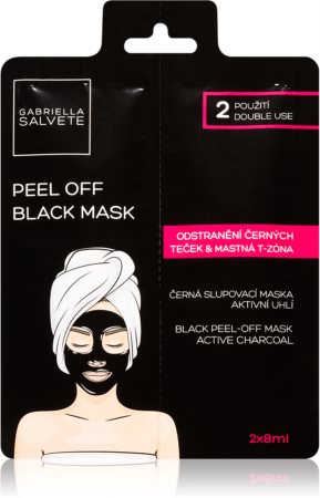 Gabriella Salvete Face Mask Black Peel Off máscara preta peel-off para rosto