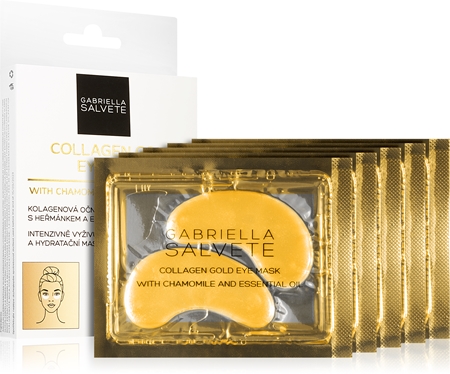 Gabriella Salvete Face Mask Collagen Gold maska pod oczy przeciw obrzękom i cieniom z kolagenem