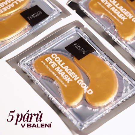 Gabriella Salvete Eye Mask Collagen Gold oční maska proti otokům a tmavým kruhům s kolagenem