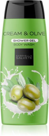 Gabriella Salvete Shower Gel Cream & Olive Silkkinen Suihkugeeli Naisille