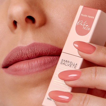 Gabriella Salvete Petra Nude Nude Heels Matte Liquid Lipstick