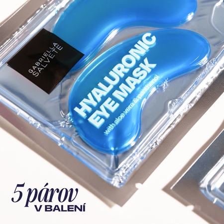 Gabriella Salvete Eye Mask Hyaluron očná maska proti vráskam, vačkom a tmavým kruhom