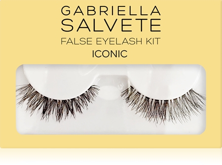 Gabriella Salvete False Eyelash Kit Iconic τεχνητές βλεφαρίδες με κόλλα