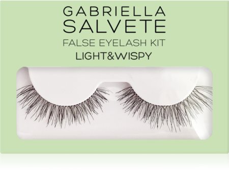 Gabriella Salvete False Eyelash Kit Light & Wispy τεχνητές βλεφαρίδες με κόλλα