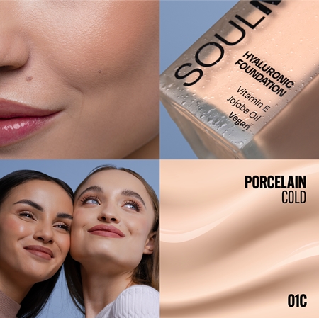 Gabriella Salvete SoulMatte Hyaluronic Foundation Long-Lasting Foundation with matt effect