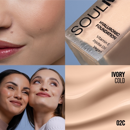 Gabriella Salvete SoulMatte Hyaluronic Foundation Long-Lasting Foundation with matt effect