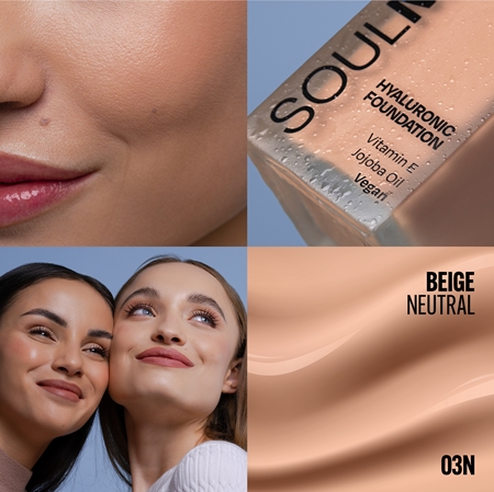 Gabriella Salvete SoulMatte Hyaluronic Foundation Long-Lasting Foundation with matt effect
