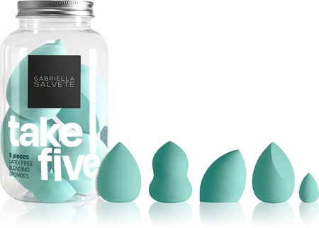 Gabriella Salvete Take Five Light Green sada houbiček na make-up