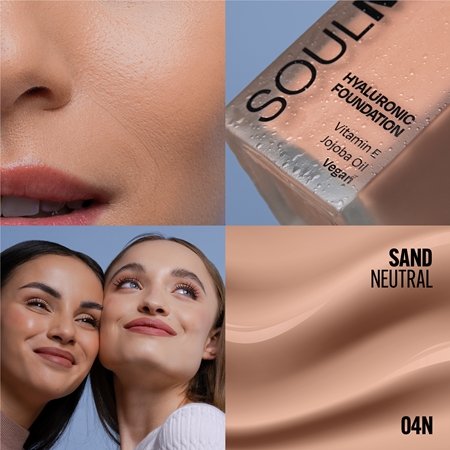 Gabriella Salvete SoulMatte Hyaluronic Foundation Long-Lasting Foundation with matt effect