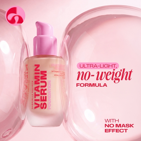 Gabriella Salvete Vitamin Serum Foundation lekki podkład o działaniu odżywczym