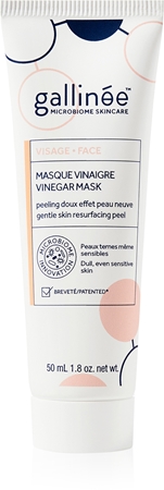 Gallinée SKIN CARE Vinegar Mask exfoliační maska pro rozjasnění a vyhlazení pleti