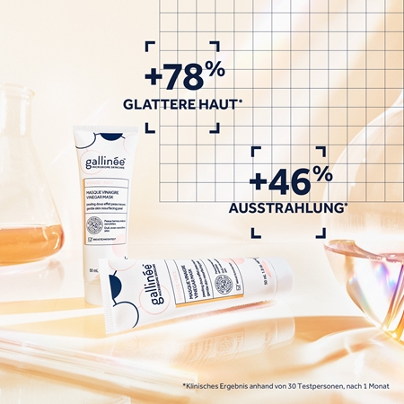 Gallinée SKIN CARE Vinegar Mask exfoliační maska pro rozjasnění a vyhlazení pleti