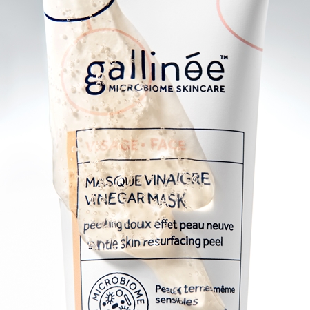 Gallinée SKIN CARE Vinegar Mask exfoliační maska pro rozjasnění a vyhlazení pleti