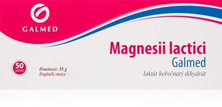 Galmed Magnesii lactici Galmed tablety pro podporu zdraví nervové soustavy