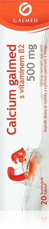Galmed Calcium + vitamin B2 šumivé tablety