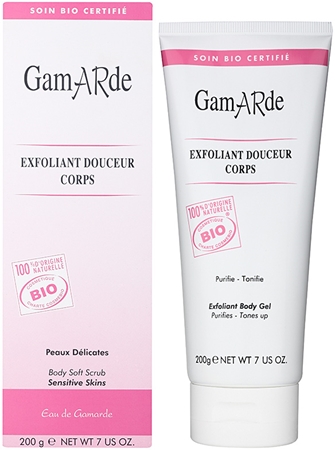 Gamarde Hygiene gel esfoliante suave e calmante para corpo