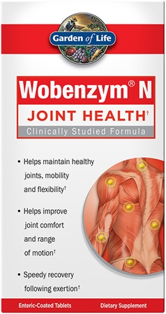 Garden of Life Wobenzym N tablety pro urychlení regenerace