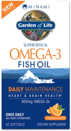 Garden of Life Minami Nutrition Omega 3 EPA-DHA suplement diety na prawidłową czynność układu nerwowego