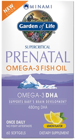 Garden of Life Minami Nutrition Omega 3 Prenatal měkké tobolky pro těhotné a kojící ženy