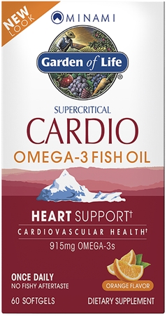 Garden of Life Minami Cardio Omega 3 doplněk stravy pro podporu činnosti nervové soustavy