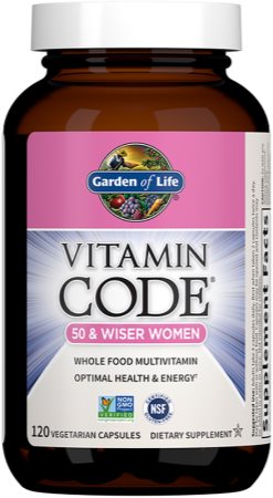 Garden of Life RAW Vitamin Code 50 & Wiser Women kompleksowa multiwitamina dla kobiet
