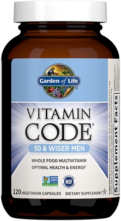 Garden of Life RAW Vitamin Code 50 & Wiser Men komplexní multivitamín pro muže