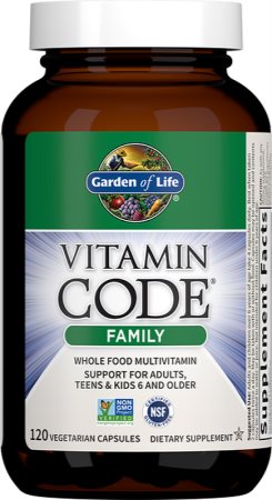 Garden of Life RAW Vitamin Code Family kompleksowa multiwitamina